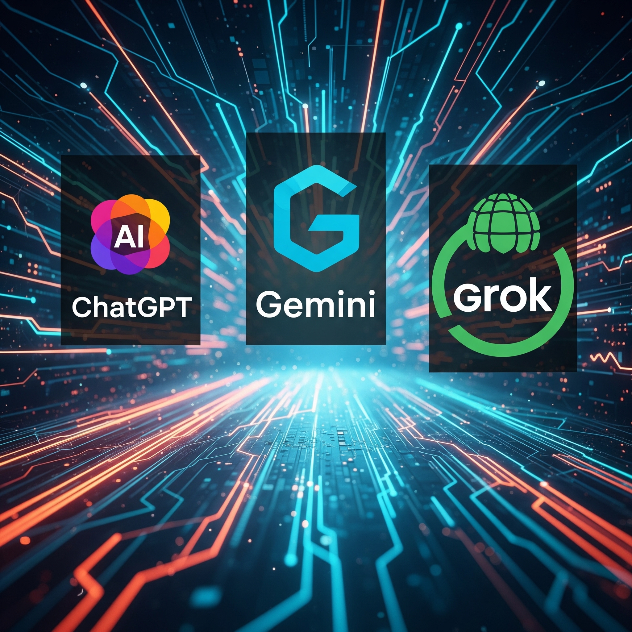2025년 최신 AI 챗봇 비교: ChatGPT, Gemini, Grok 선택 가이드