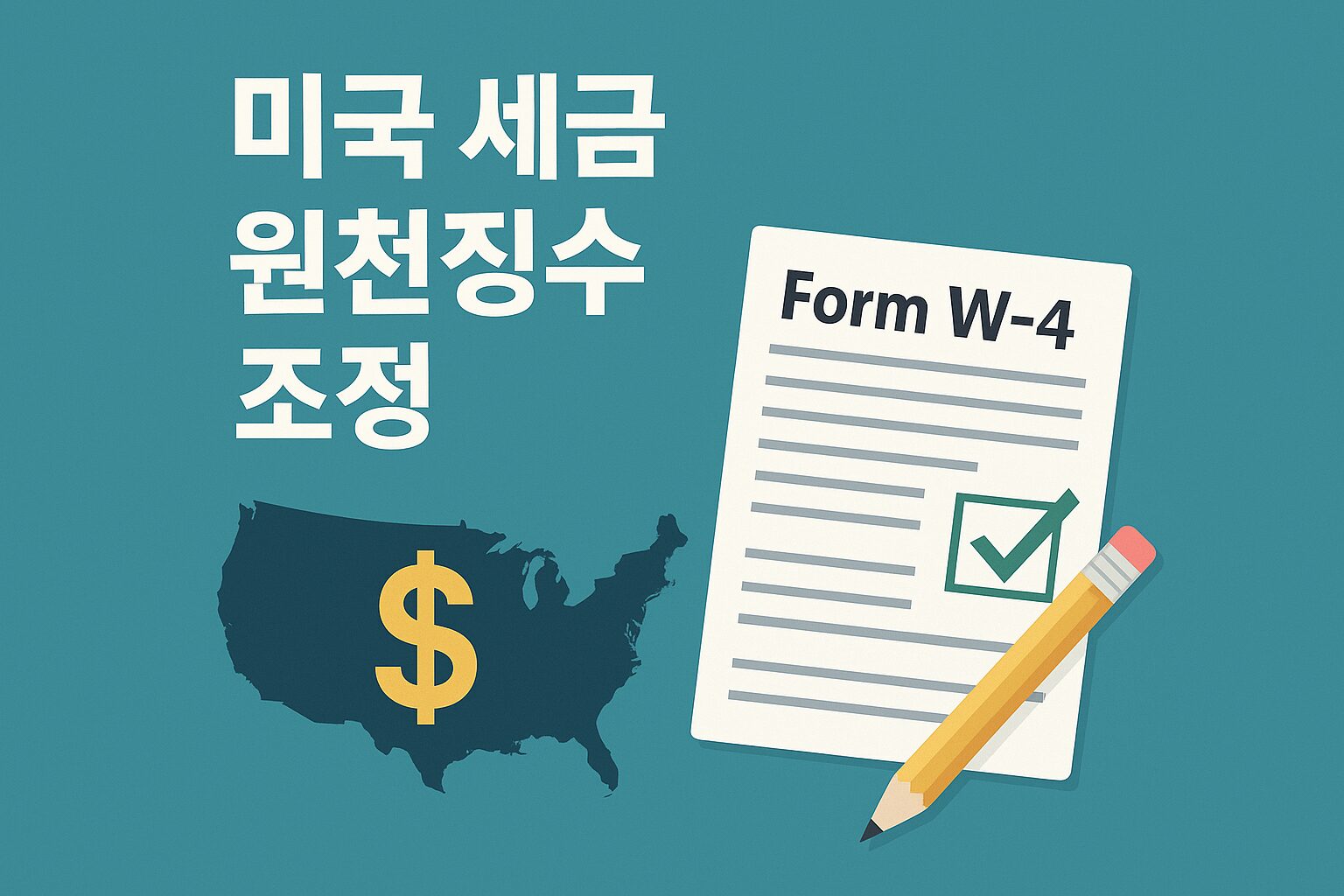 미국 세금폭탄 피하기: W-2 직장인의 원천징수 조정 실전 팁