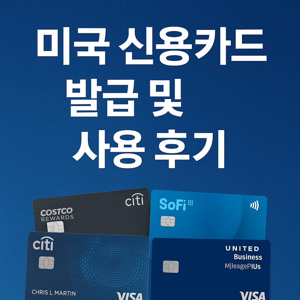 🇺🇸 미국 신용카드 사용기 총정리 (2014~현재) – 발급 히스토리와 실사용 후기 + 추천 카드 2선