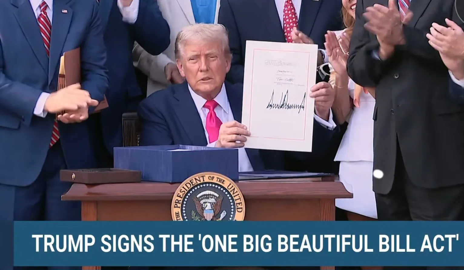 One Big Beautiful Bill Act 서명