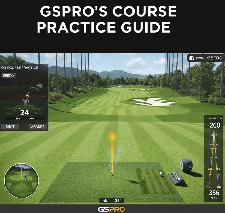 GSPro golf course practice example